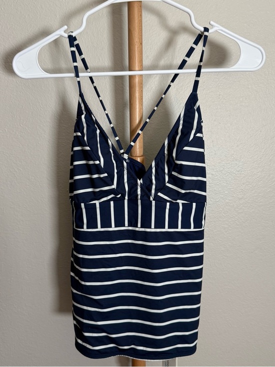 Vineyard Vines Other - Vineyard Vines Navy Blue & White Striped Swimsuit 2 Pieces Set Women’s Size XS/S